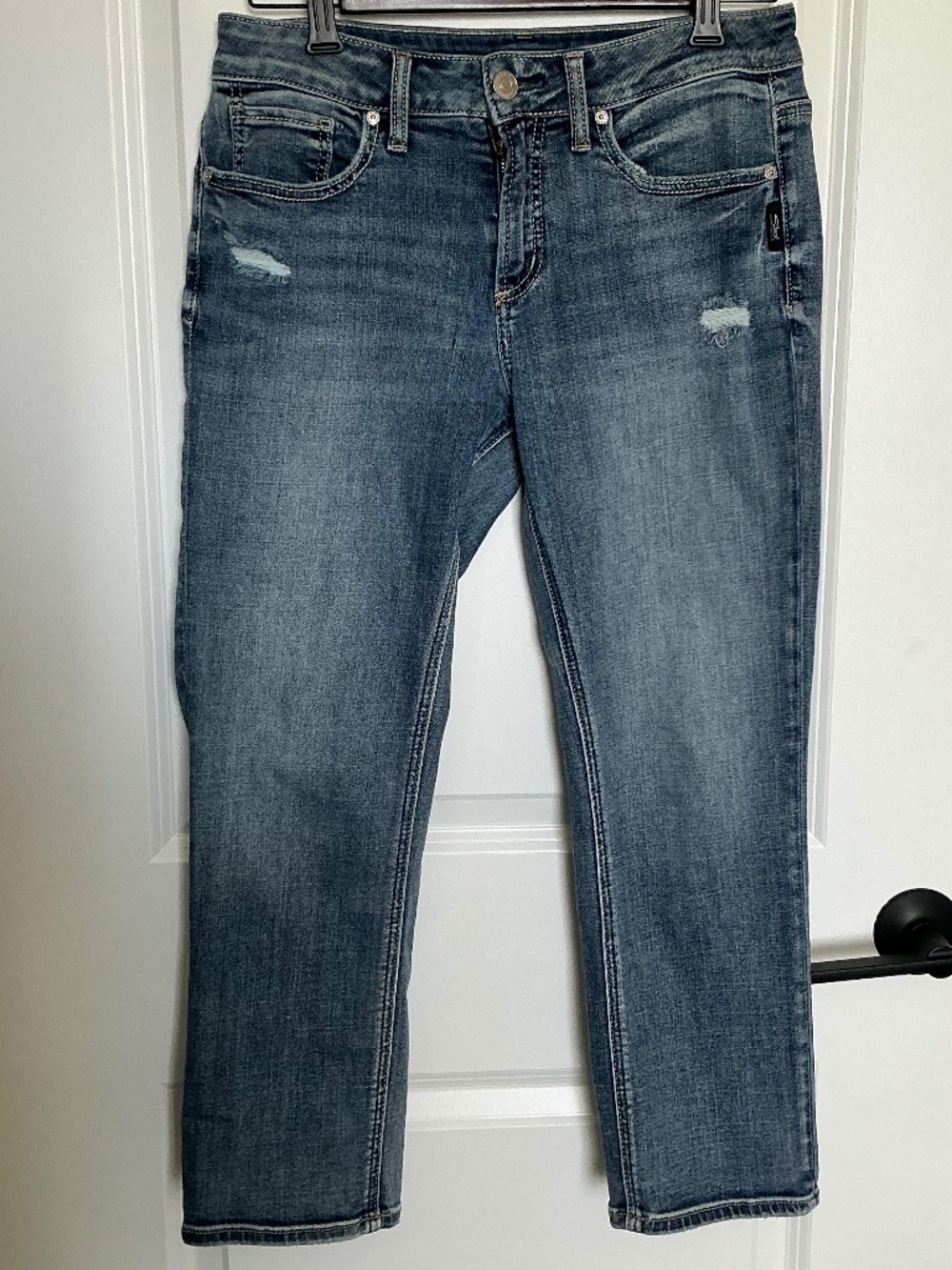 Silver Suki Capri Jeans, Sz W29/L23.5